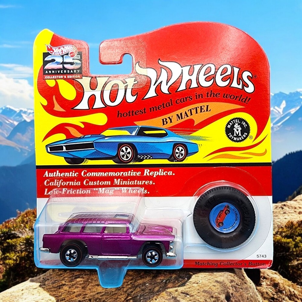 Hot Wheels 25th Anniversary 1992 Classic Nomad 5743 Lavender California Custom C