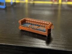 Diorama 1/64 Furniture Model Building indoor Sofa/Table Scene Display Prop Model