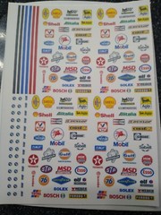 RACING Clear! WATER-SLIDE DECALS FOR HOT WHEELS, MATCHBOX,1:64 MADE IN USA!