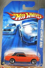 2006 Hot Wheels Collector #182 1968 MERCURY COUGAR Orange Variant w/Chrome 5 Sp