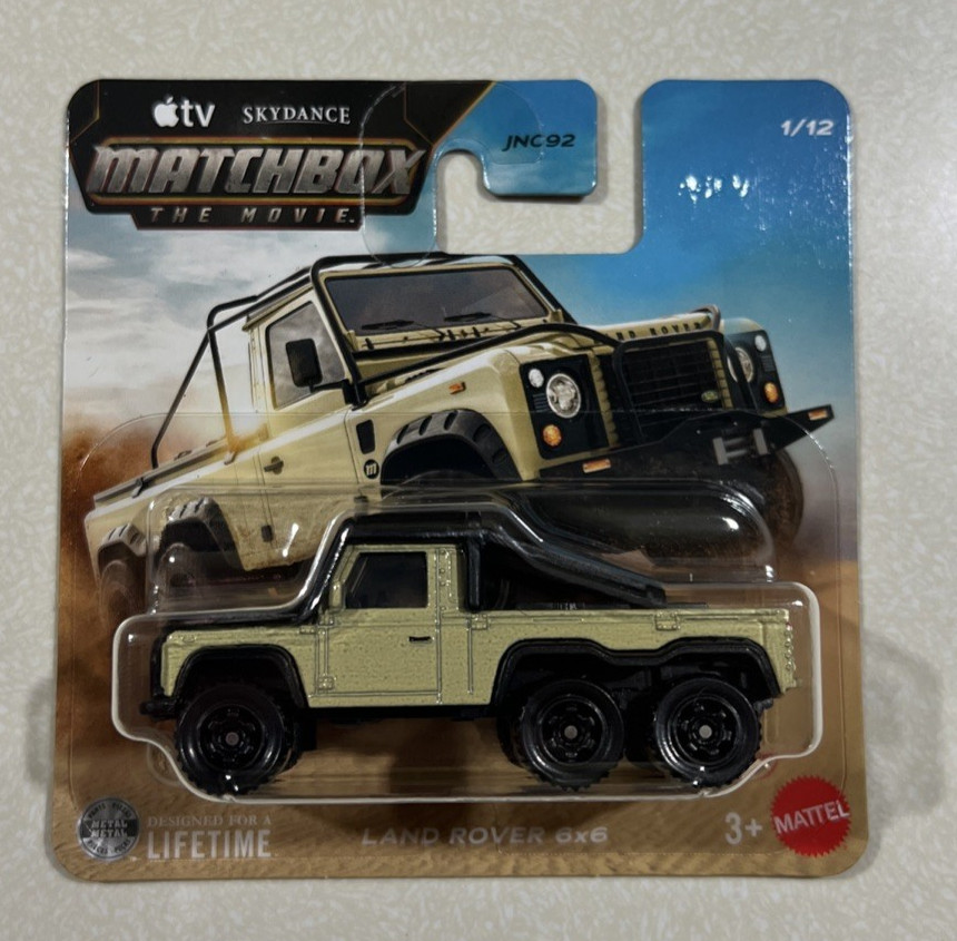 NEW 2026 Matchbox Landrover 6X6 Matchbox The Movie