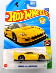 HOT WHEELS FERRARI F40 YELLOW COLOR & WHEEL VARIATION
