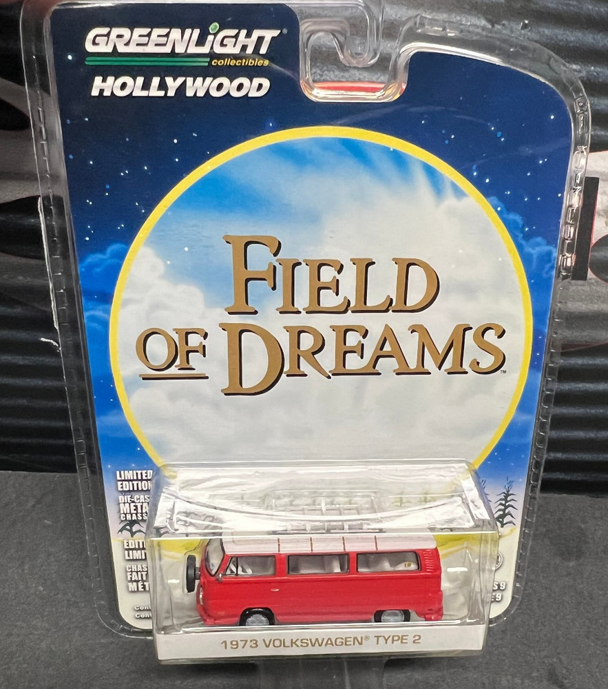 GREENLIGHT HOLLYWODD 1973 VW TYPE 2 VOLKSWAGEN DELIVERY BUS VAN CASE FRESH MINTY
