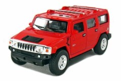 2008 Hummer H2 SUV, Kinsmart, Diecast Model Toy Car, 5”, 1/40 scale