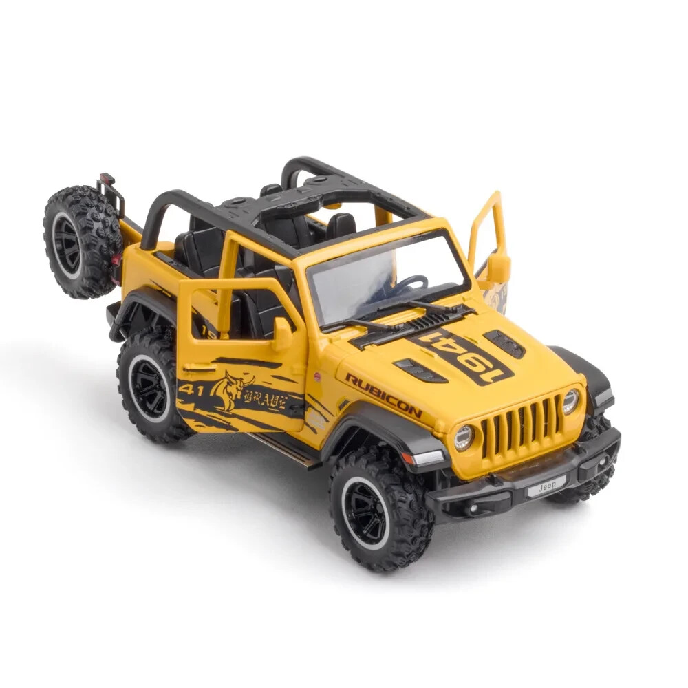 Jeep Wrangler Rubicon Off-Road Alloy Model Car Toy Diecast 1/32 Scale