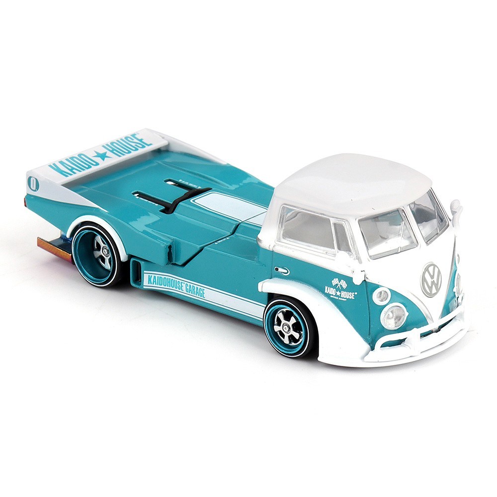 1/64 Kaido House x Mini GT Volkswagen T1 KAIDO WORKS V1 Turquoise/White KHMG220
