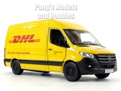 5 inch Mercedes Benz Sprinter Delivery Van DHL – 1/48 Scale Diecast Model