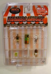 FARMERS MARKET FIGURES SET DIE CAST 1:64 SCALE AMERICAN DIORAMA MIJO 2022