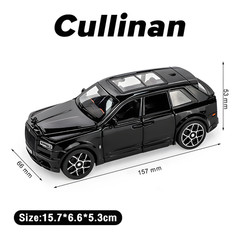 1:32 Rolls Royce Cullinan SUV Alloy Diecast Car Model w/ Sound & Light