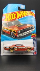 Hot Wheels Wheel Swap ’68 Dodge Dart Orange HWR 5 Spoke Gold NoScalpCustoms