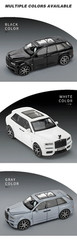 1:32 Rolls Royce Cullinan SUV Alloy Diecast Car Model w/ Sound & Light