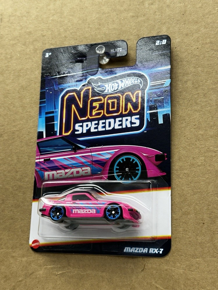 Hot Wheels Mazda RX-7 Neon Speeders Series 2/8 Pink
