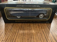 1/18 Scale 1957 Chevrolet Bel Air Rough Tough 92108 blue & white in box!!!!!!