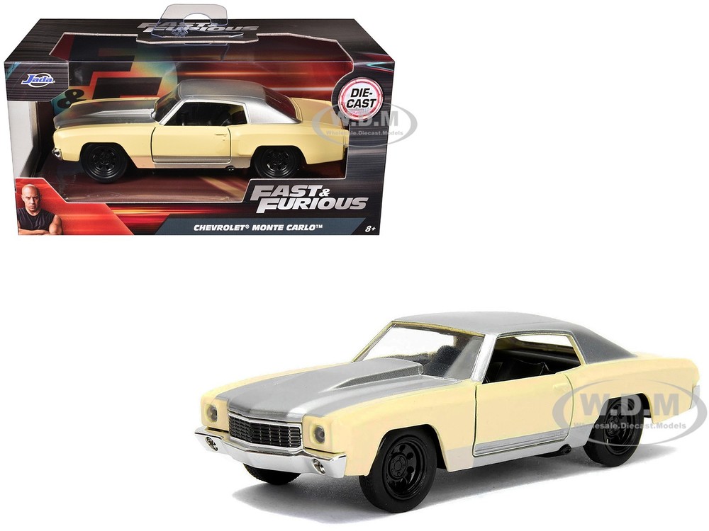 CHEVROLET MONTE CARLO CREAM “FAST & FURIOUS” 1/32 DIECAST MODEL BY JADA 99516