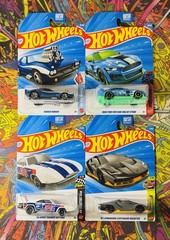 2026 Hot Wheels Kroger Exclusive Cars Mustang Dodge Lamborghini Dodger Set Of 4