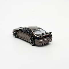Pop Race 1:64 Nissan Skyline GT-R R33 Dark Chrome – PRDC003