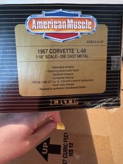 ERTL AM Muscle 1967 Corvette L-88 Corvette Fever SE Series #3 #7438 Dark Green