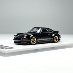 ZM 1:64 911 Singer DLS Coupe Black Die Cast Model Automotive Alloy Collection