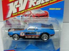 1998 Vintage Hot Wheels SHOW HOSS MUSTANG Motorized XV Racer W/Charger NOS