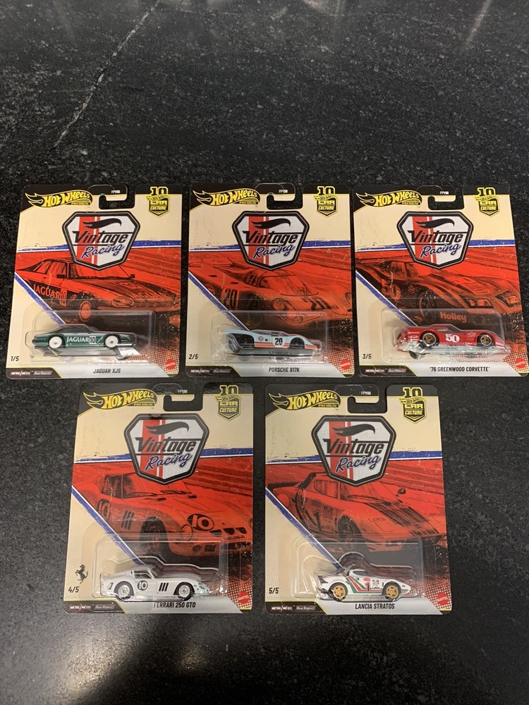 Hot Wheels Premium Car Culture 2026 Vintage Racing Set of 5 FPY86-961T