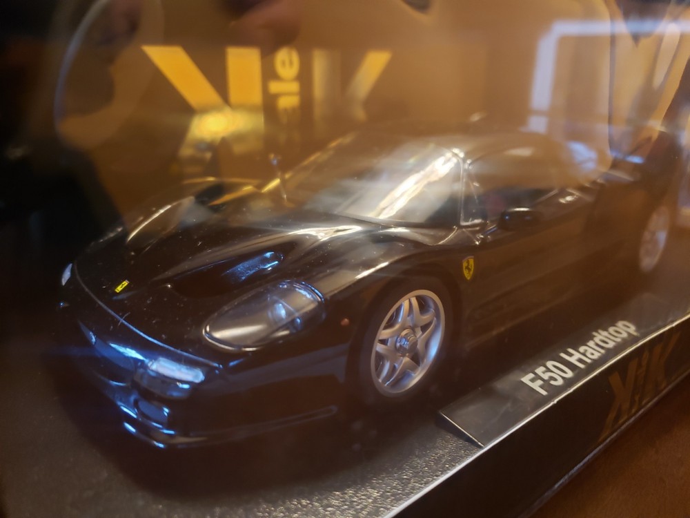 NEW 1/18 Ferrari F50 Hard Top 1995 Black Diecast Model Car KK Scale KKDC180982