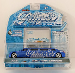 Maisto Payerz Luxury diecast 2005 Chrysler 300C Hemi Limousine 1:64 Blue NIP