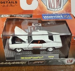 M2 Machines 1969 Chevrolet Camaro ZL-1& 1971 SS396Walmart Diecast 1:64