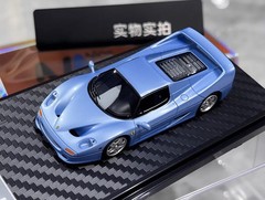 NA 1:64 Ice Blue F50 Racing Sports Model Diecast Resin Car