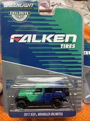 Greenlight Falken Tires 2017 Jeep Wrangler Unlimited Limited Edition 1:64