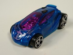 Vandetta Hot Wheels 2005 First Editions X-Raycers #58 Clear Blue PR5 1:64 Loose