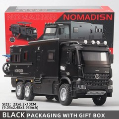 1:24 Benz Camper RV Motorhome Toy Model Car Diecast Pull Back Toy Sound Light
