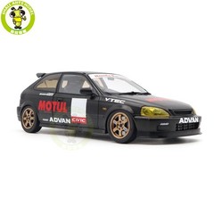 1/18 MOTORHELIX Honda CIVIC Type R EK9 Spoon Champion Ship Diecast Model Car