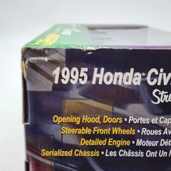 39V Ertl American Muscle 1995 Honda Civic Greddy Street Tuner 1:18 Hobby Edition