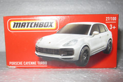 MATCHBOX PORSCHE CAYENNE TURBO WHITE 2024 POWER GRABS RELEASE HVR08-DNK70