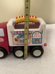 VTG Little Tikes Handle Haulers Truck Toy Car Pink Purple Ice Cream Girl