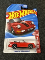 Hot Wheels | Porsche 911 Turbo Cabriolet | Red Edition