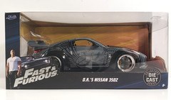 Jada Fast & Furious #97172 D.K.’s Nissan 350Z 1/24 Scale Diecast Car Gray – New