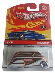 2008 Hot Wheels Classics Series 5 Deco Delivery 19/30 Orange