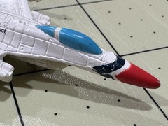 MICRO MACHINES MILITARY Aircraft General Dynamics F-16 Falcon Thunderbird (A62)