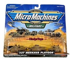 MICRO MACHINES 70019 MILITARY SERIES #27 MERKAVA PLATOON RARE HTF — NEW/SEALED