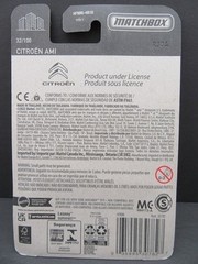 Citroen AMI Gray ~ Electric Urban Mobility Quadricycle ~ 1:64 Scale ~ Matchbox