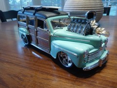 1/18 Custom Signature Series 1948 Ford Woody Wagon Ratfink Ratrod Hotrod Cool