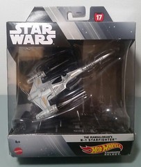 Mandalorian N-1 Starship & Hover Pram with Grogu, Hot Wheels, Diecast, Both NEW