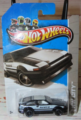 Hot Wheels 2013 HW City Toyota AE-86 Corolla #23/250 Black
