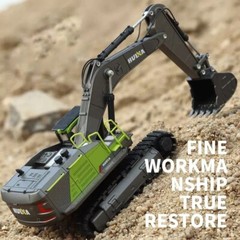 Huina 1721 1:50 Alloy Excavator Toy Boys Simulation Fall-Resistant Crawler New