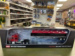 1/64 Kenworth T680 52″ Mid-Roof Sleeper w Wilson Grain Trailer 34041