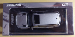 CM MODEL 1/64 SILVER – 2024 TOYOTA SEQUOIA