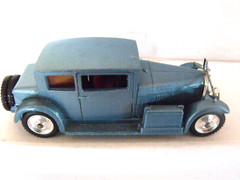 SOLIDO (FRANCE), 1/66, #144, 1934 VOISINE CARENE,MET BLUE, VERY GOOD COND,NO BOX