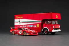 Exoto 43 | SPECIAL GIFT SET | 1980 Team N.A.R.T. | Ferrari 512 BB LM | Le Mans