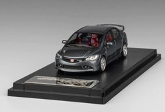 HONDA CIVIC FD2 MUGEN POWER HOOD COMES OFF 1/64 DIECAST CAR BY MICRO TURBO MT